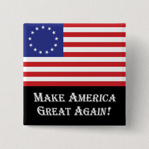 Donald Trump - Make America Great Again! 2 Inch Square Button