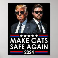 Donald Trump Make Cats Safe Again 2024 Debate Funn