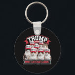 Donald Trump Make Cats Safe Again 2024 Debate  Keychain<br><div class="desc">Donald Trump Make Cats Safe Again 2024 Debate Funny</div>