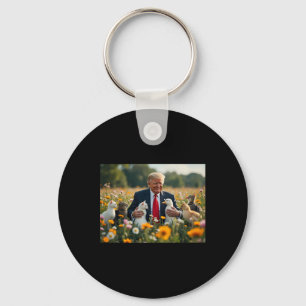Donald Trump Make Cats Safe Again 2024 Dete Funny Keychain