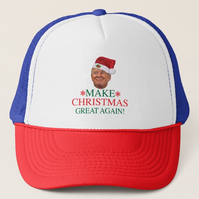 Donald Trump - Make Christmas Great Again Hat (Front)