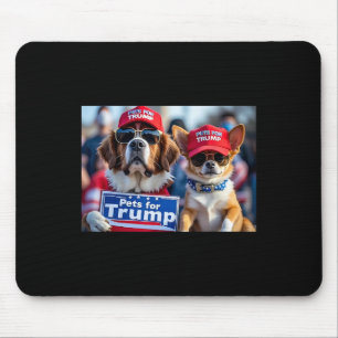Donald Trump Make Dogs Safe Again Red Hat 2024 Deb Mouse Pad