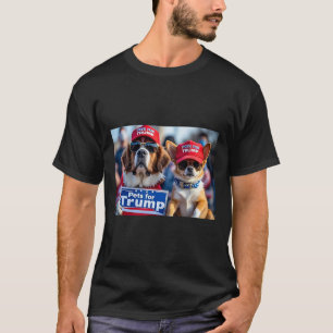 Donald Trump Make Dogs Safe Again Red Hat 2024 Deb T-Shirt