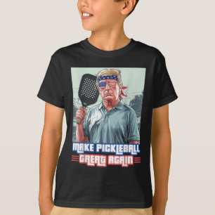 Donald Trump Make Pickleball Great Again Picklebal T-Shirt