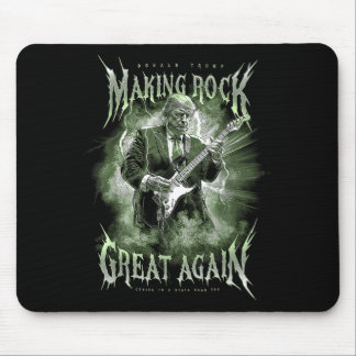 Donald Trump Making Rock Music Great Again Vintage Mouse Pad