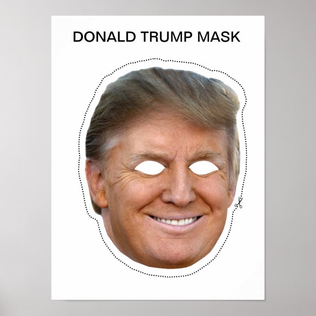 Donald Trump Mask Poster (Front)