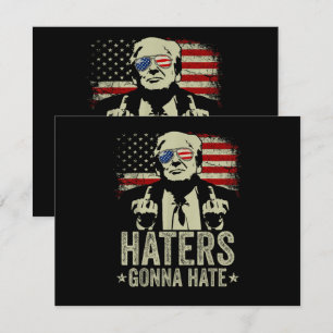  Donald Trump Middle Finger Invitation