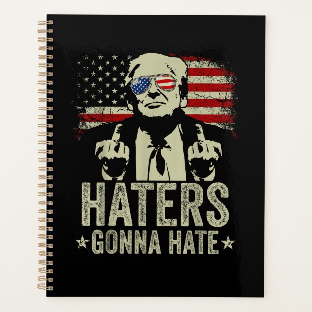  Donald Trump Middle Finger Planner (Front)