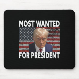 Donald Trump Most Wanted For President 2024 Pro Mu Mouse Pad