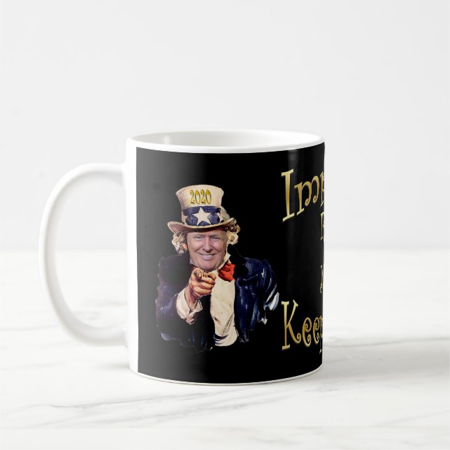 Donald Trump ~ Mug commémoratif ~ 11/3/2020 ~ (Gauche)