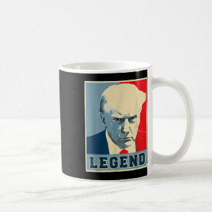 Donald Trump Mug Shot 2024 President Legend Never 