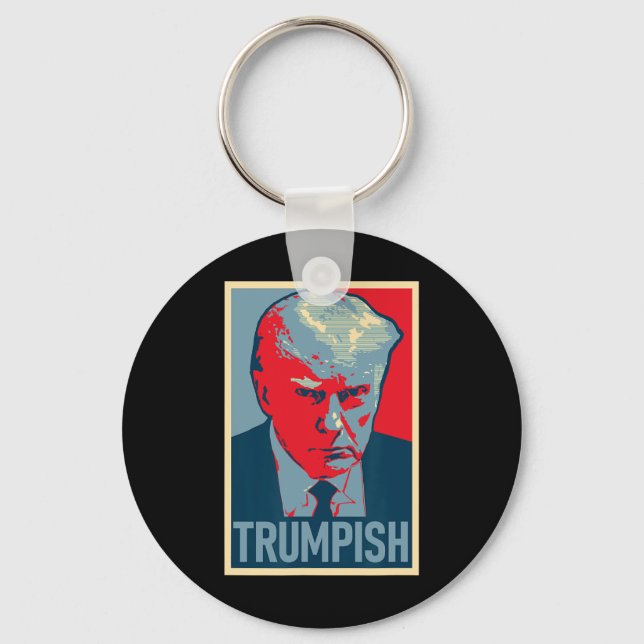 Donald Trump Mug Shot  Keychain (Front)