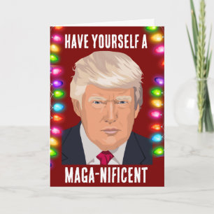  DONALD TRUMP New Year Greeting card