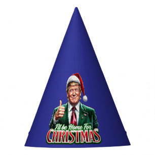 Donald Trump Noël Le chapeau du Père Noël monte