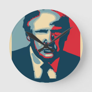donald trump nope round clock