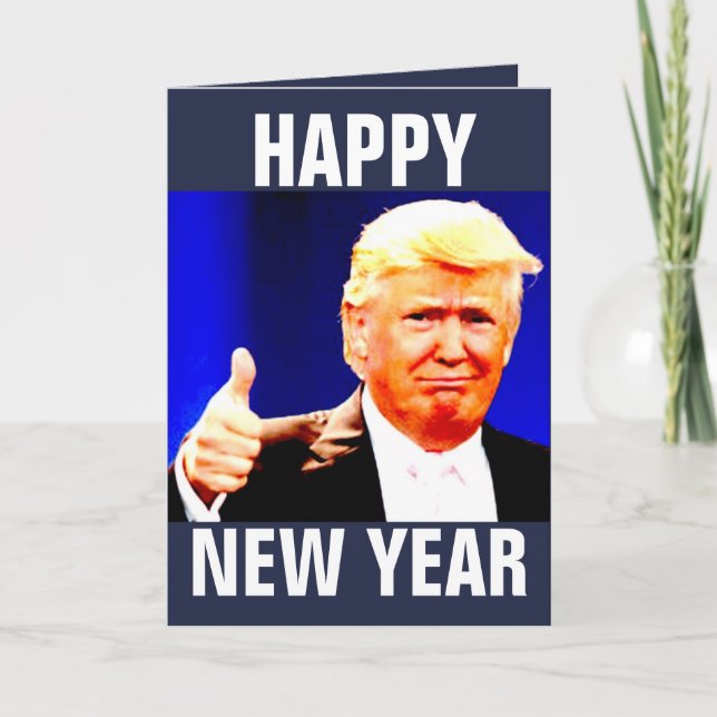 DONALD TRUMP NOUVELLES ANNÉES CARTES DE RECONNAISS (Devant)