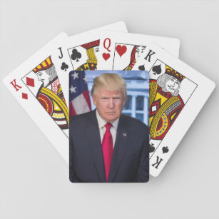 Donald Trump Official Presidential Portrait Playing Cards