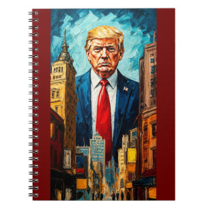 donald trump paint notebook