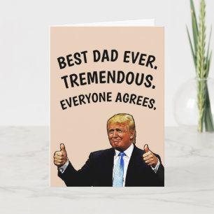 DONALD TRUMP PAPA ANNIVERSAIRE CARTES ÉNORMES