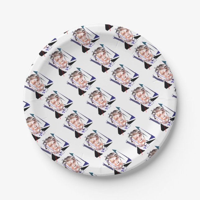 Donald Trump Paper Plate (Front)