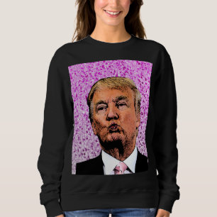 DONALD TRUMP PARTIES SCINTILLANT KISS T-SHIRTS FEM