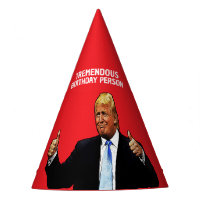 DONALD TRUMP PARTY HAT FOR HIM HER