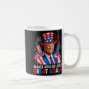 Donald Trump Patriotic Firework Make 4th Of July G Coffee Mug