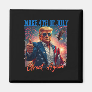 Donald Trump Patriotic Firework Make 4th Of July G Magnet
