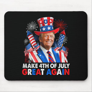 Donald Trump Patriotic Firework Make 4th Of July G Mouse Pad