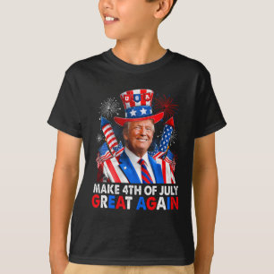 Donald Trump Patriotic Firework Make 4th Of July G T-Shirt
