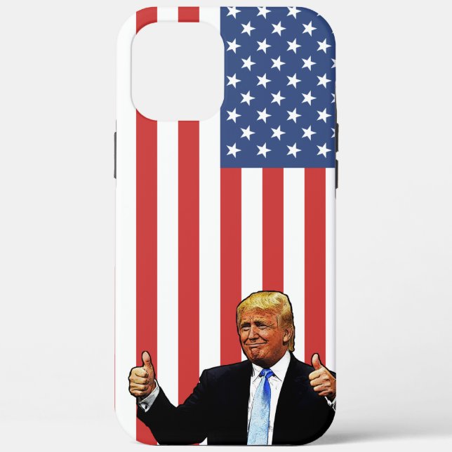 DONALD TRUMP PATRIOTIC  IPHONE CASES (Back)