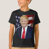 DONALD TRUMP PATRIOTIC T-SHIRTS KIDS TEES