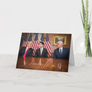 Donald Trump, Paul Ryan, and Mike Pence Card