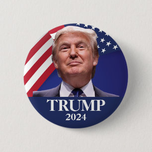 Donald Trump Photo 2 Inch Round Button