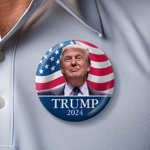 Donald Trump Photo - President 2020 - enough said 2 Inch Round Button