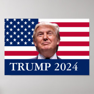 Donald Trump Photo - President 2024 Poster