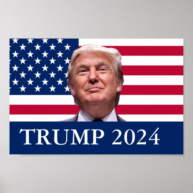 Donald Trump Photo - President 2024 Poster (Front)