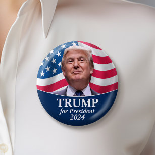 Donald Trump Photo - President Can Change Year 2 Inch Round Button