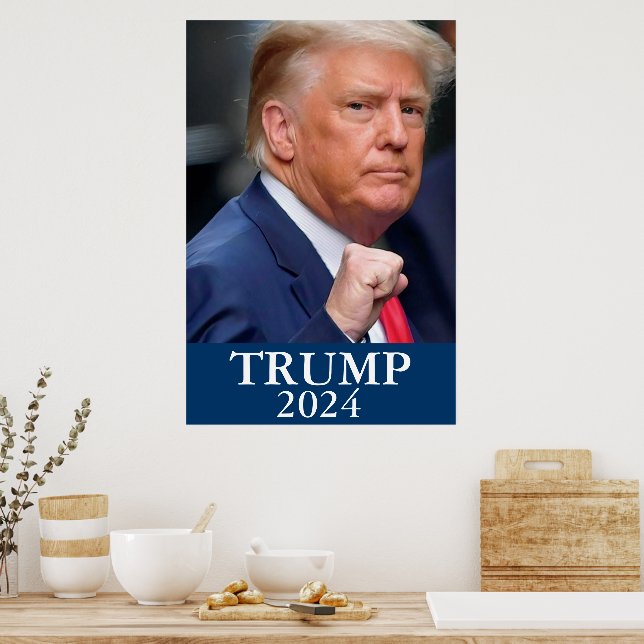 Donald Trump Photo - Trump 2024 Poster (Kitchen)
