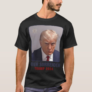Donald Trump Police Mugshot Photo  Not Guilty 45-4 T-Shirt