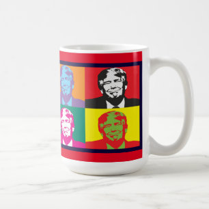 Donald Trump Pop Art classique Mug blanc