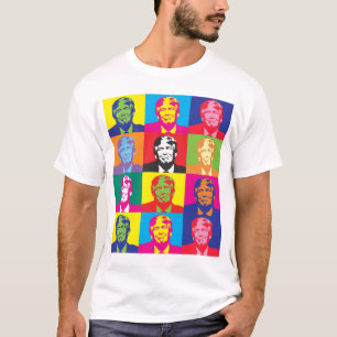 Donald Trump Pop Art T-Shirt de base pour hommes