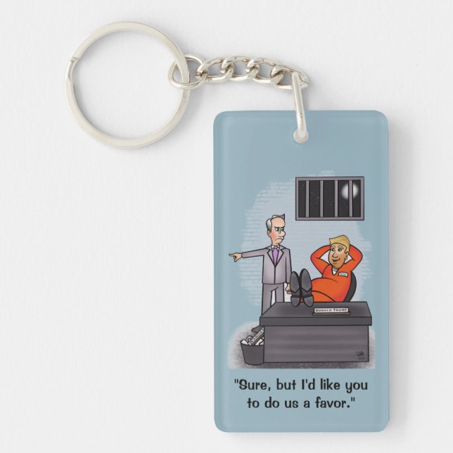 Donald Trump Porte - clé rectangulaire (Devant)