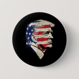 Donald Trump Portrait 2 Inch Round Button