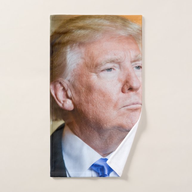 Donald Trump Portrait Hand Towel (Hand Towel)