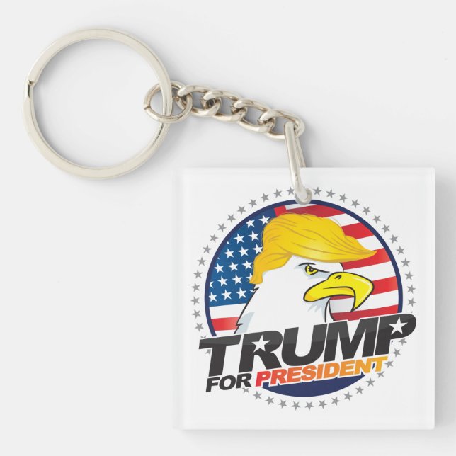 Donald Trump Pour Le Président Porte - clé De Chev (Devant)