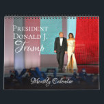 Donald Trump Presidency 2024 Calendar Monthly Wall<br><div class="desc">Celebrate patriotism and American pride with this President Trump Wall Calendar. Makes a lovely gift for a Trump supporter or proud Patriot! Features full-colour photos of Donald Trump and First Lady Melania Trump and first family during various events during the course of the year. Each month's image has been chosen...</div>