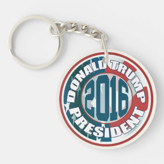 Donald Trump President 2016 Keychain