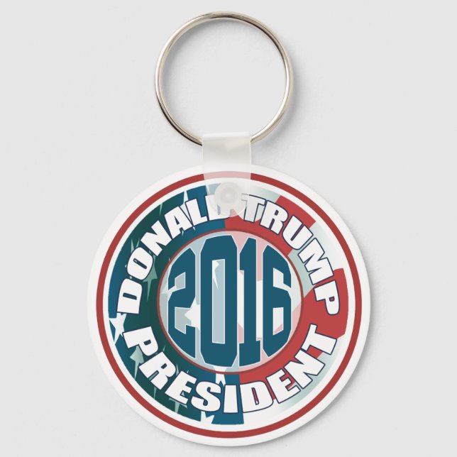 Donald Trump President 2016 Keychain (Front)