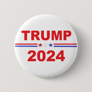 Donald Trump President 2024 2 Inch Round Button